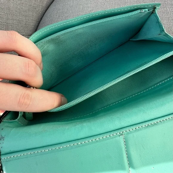 Tiffany & Co. Bi-fold long wallet leather black - Picture 5 of 7